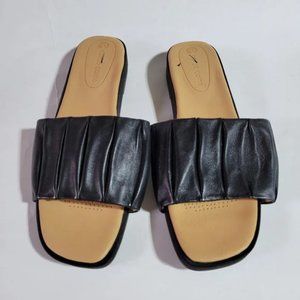 Corso Como gathered leather sandals 8.5 nwt